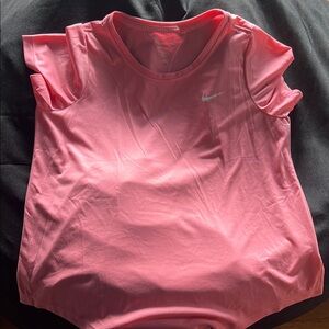 Nike Women's Short Sleeve Pink Tee